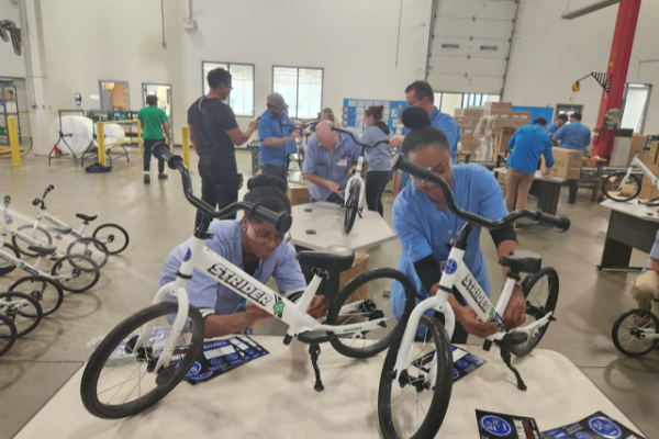 Yamaha gets Kindergarteners riding bikes at local schools Yamaha